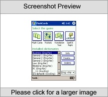 LingvoSoft FlashCards English  Farsi for Pocket Screenshot